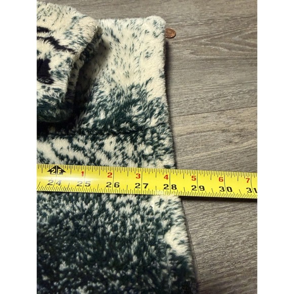 VINTAGE Mazmania Fleece Jacket Mens XL Gray Horses Alps Western 90s - Picture 3 of 5